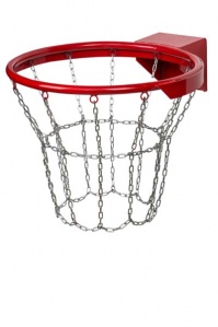 Кольцо баскетбольное антивандальное с металлической сеткой